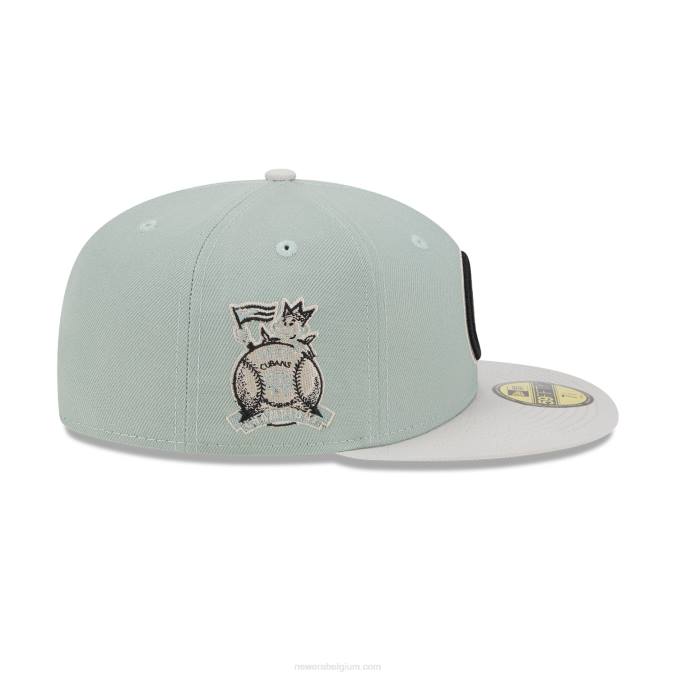 New Era havana sugar kings hometown roots green 59fifty getailleerde pet BT24623