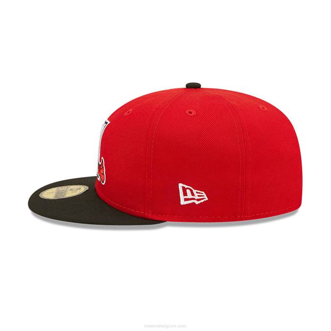New Era hickory crawdads milb rode 59fifty getailleerde pet BT24624