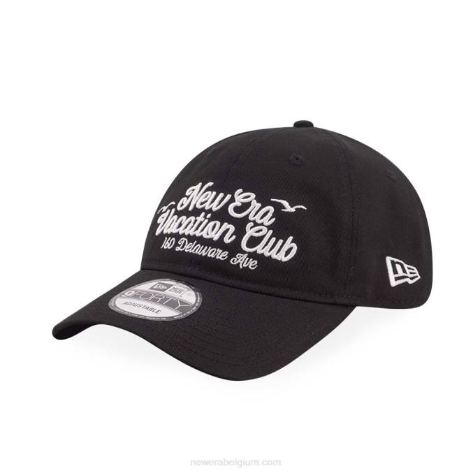 New Era holiday club zwarte 9forty verstelbare pet BT241555