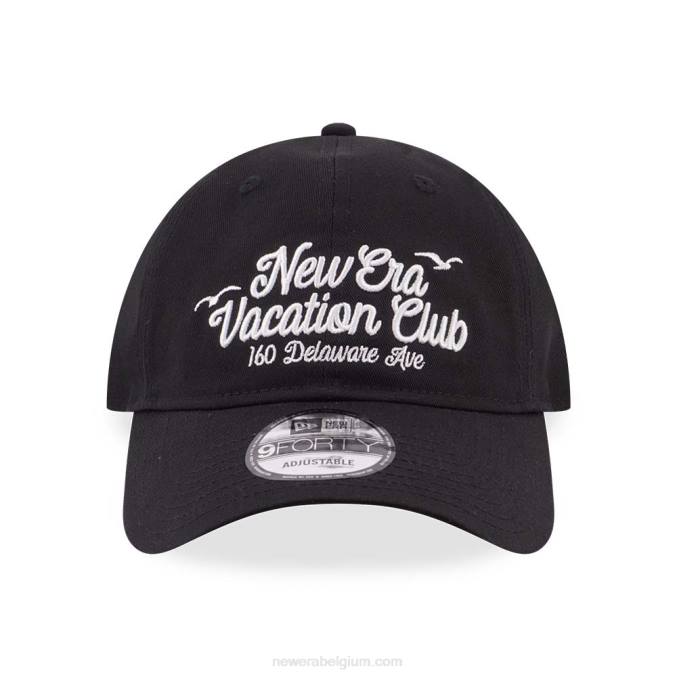 New Era holiday club zwarte 9forty verstelbare pet BT241555