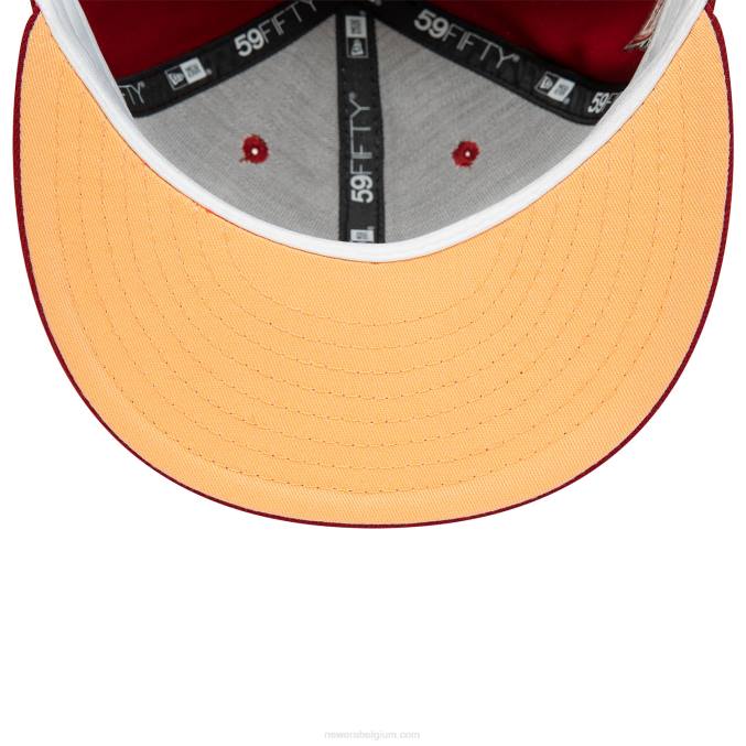 New Era houston astros 20 jaar rode 59fifty getailleerde pet BT24147