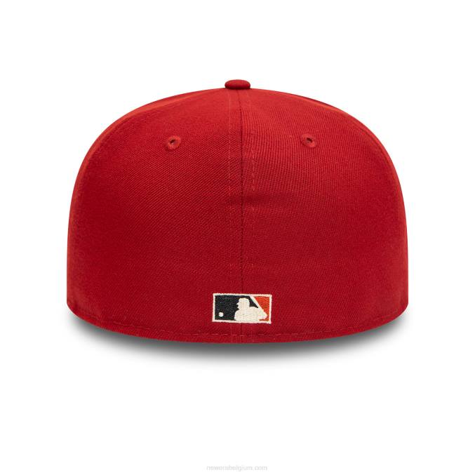 New Era houston astros 20 jaar rode 59fifty getailleerde pet BT24147