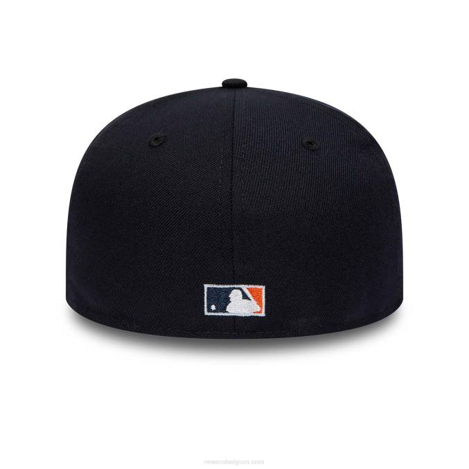 New Era houston astros 25e verjaardag marineblauwe 59fifty getailleerde pet BT24573