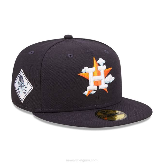 New Era houston astros comic cloud navy 59fifty getailleerde pet BT241379