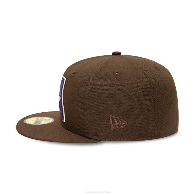 New Era houston astros een sterbruine 59fifty getailleerde pet BT24339