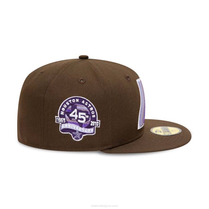 New Era houston astros een sterbruine 59fifty getailleerde pet BT24339
