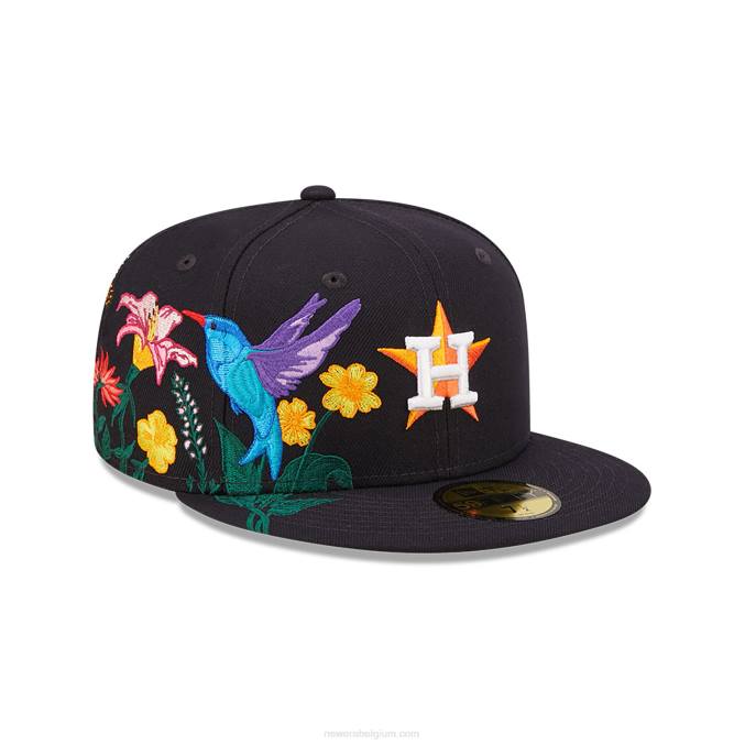 New Era houston astros mlb blooming navy 59fifty getailleerde pet BT241360