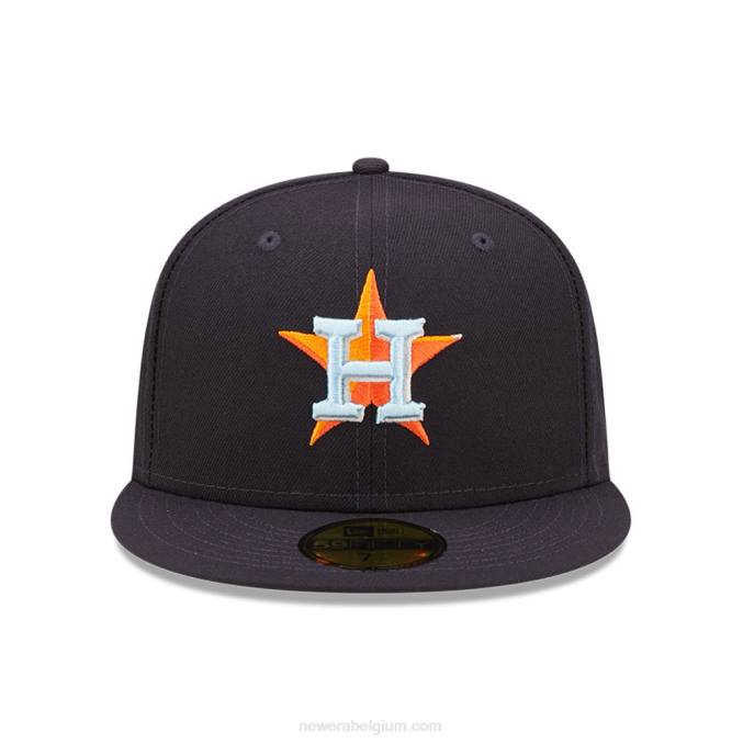 New Era houston astros mlb cloud navy 59fifty getailleerde pet BT24545