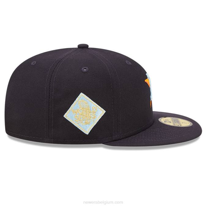 New Era houston astros mlb cloud navy 59fifty getailleerde pet BT24545