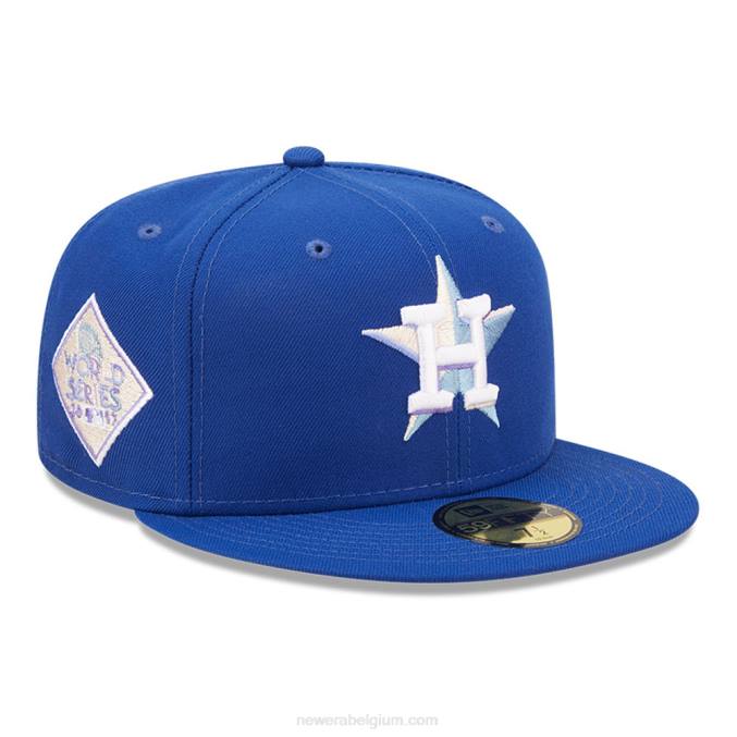 New Era houston astros mlb nightbreak teamblauw 59fifty getailleerde pet BT241381