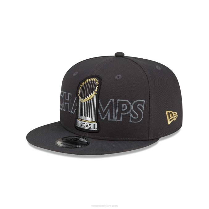 New Era houston astros mlb parade donkergrijze 9fifty snapback pet BT241857