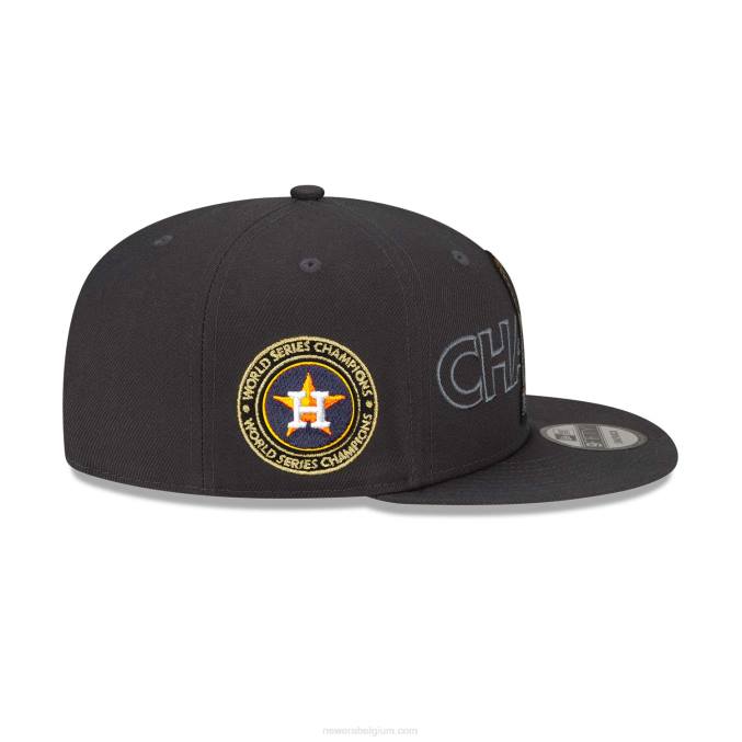New Era houston astros mlb parade donkergrijze 9fifty snapback pet BT241857