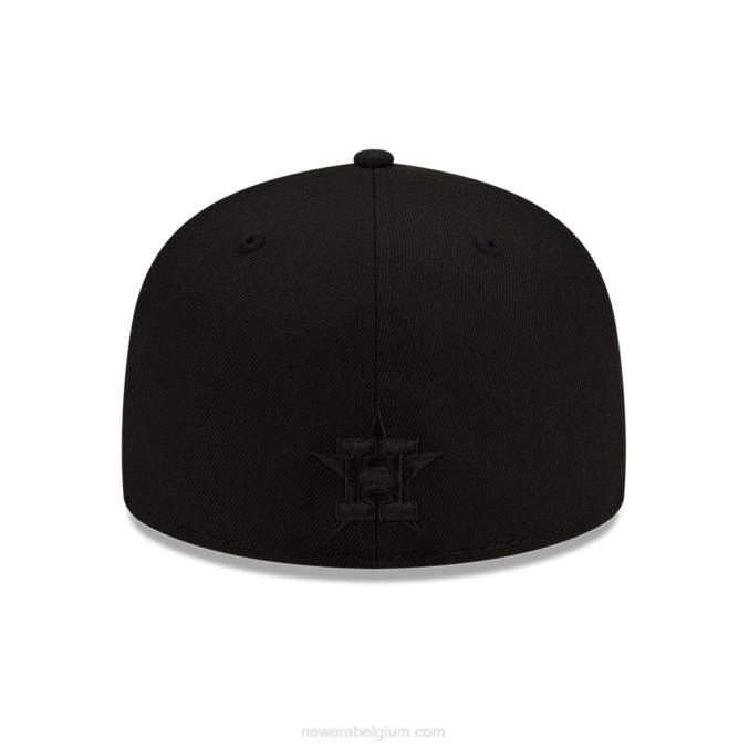 New Era houston astros mlb team fire zwarte 59fifty getailleerde pet BT24878