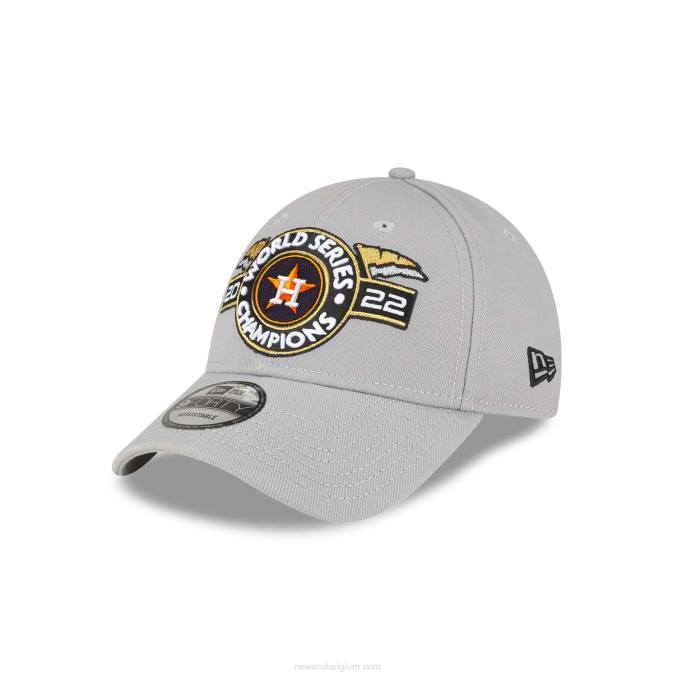 New Era houston astros mlb world series champions grijze 9forty verstelbare pet BT241750