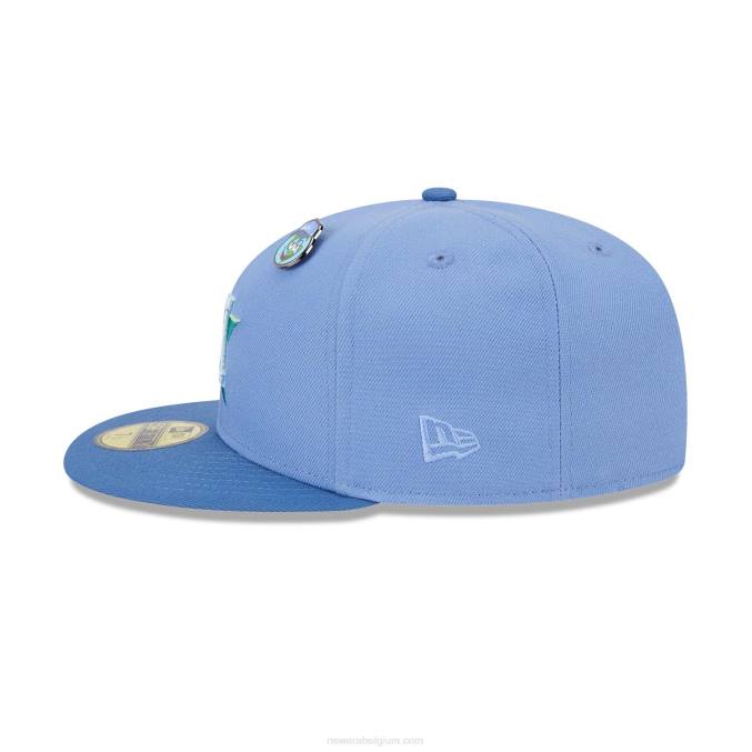 New Era houston astros outer space blauw 59fifty getailleerde pet BT24380