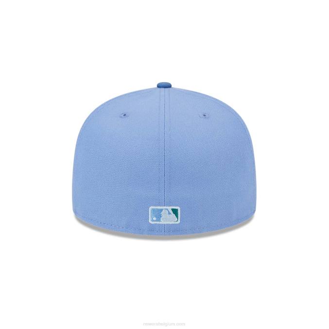 New Era houston astros outer space blauw 59fifty getailleerde pet BT24380