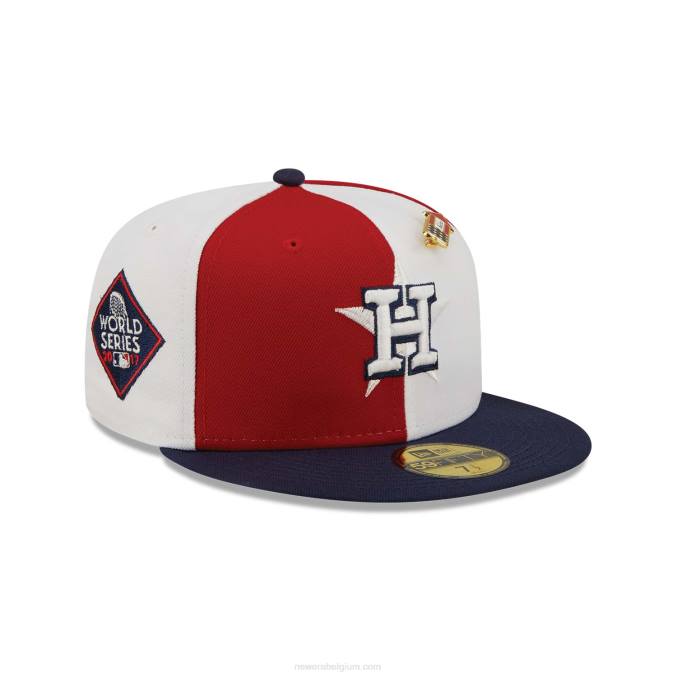 New Era houston astros pinwheel americana rode 59fifty getailleerde pet BT241198