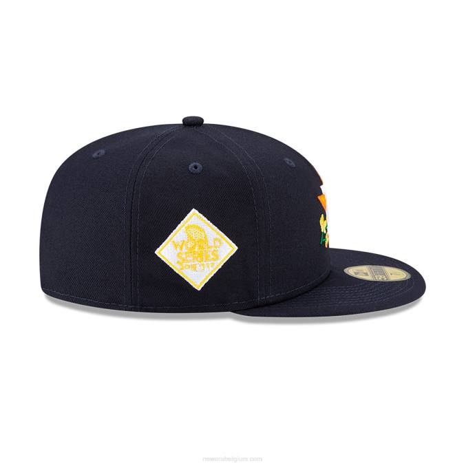 New Era houston astros side patch bloom navy 59fifty getailleerde pet BT241258