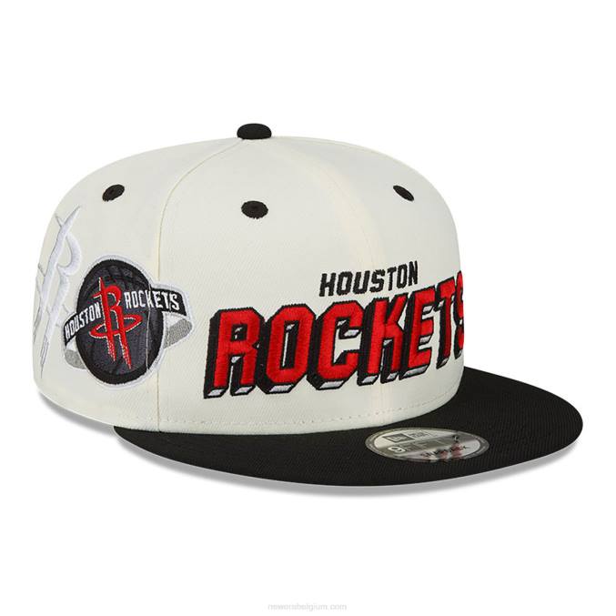New Era houston raketten wakker witte 9fifty snapback BT241827