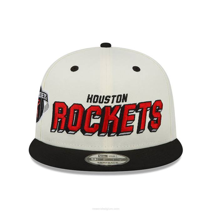 New Era houston raketten wakker witte 9fifty snapback BT241827