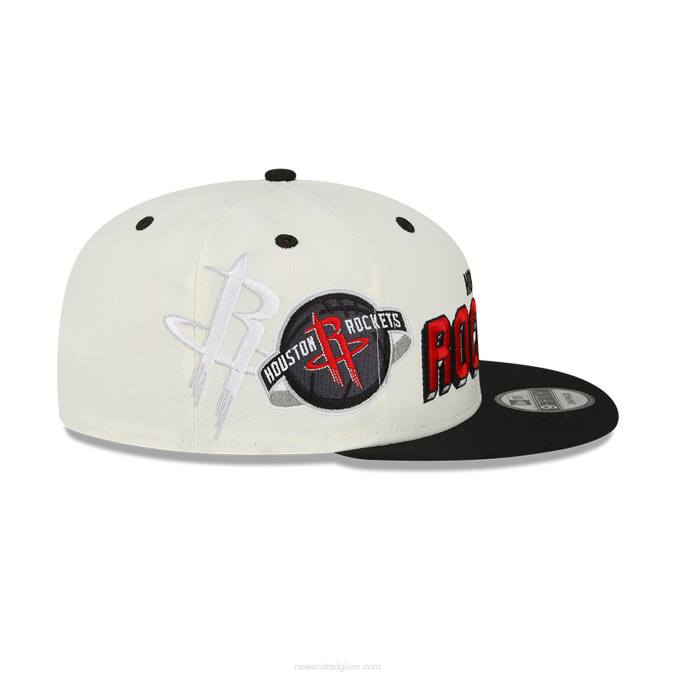New Era houston raketten wakker witte 9fifty snapback BT241827