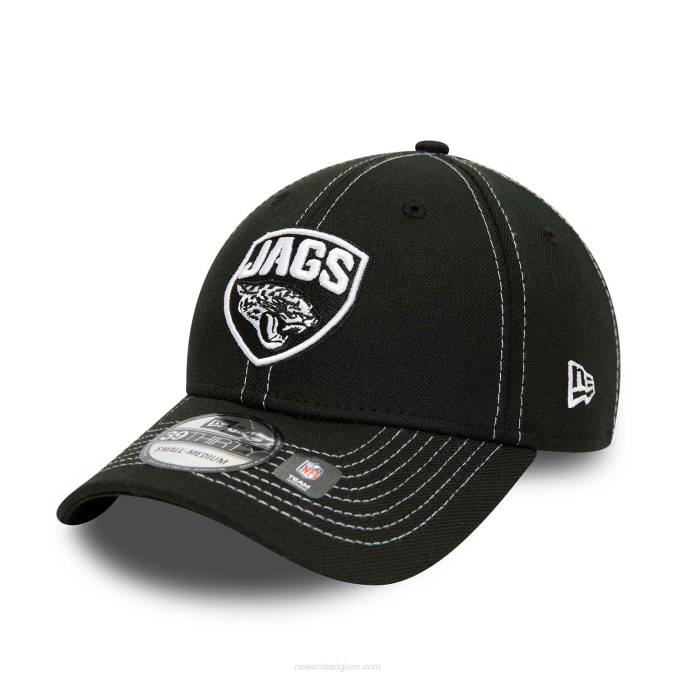 New Era jacksonville jaguars nfl teams zwarte 39thirty cap BT242199