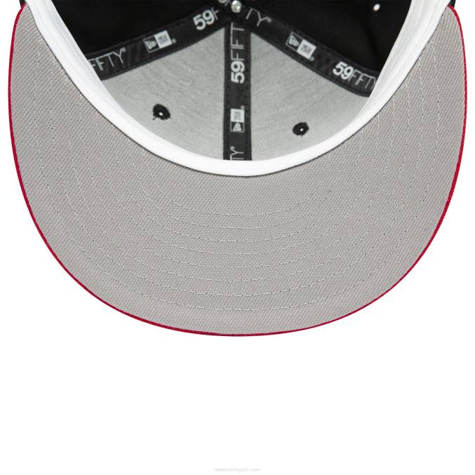 New Era la angels 2002 world series zwarte 59fifty getailleerde pet BT24215
