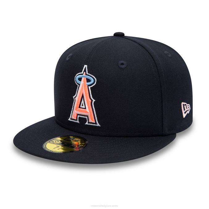 New Era la angels 2010 all star game navy 59fifty getailleerde pet BT24584