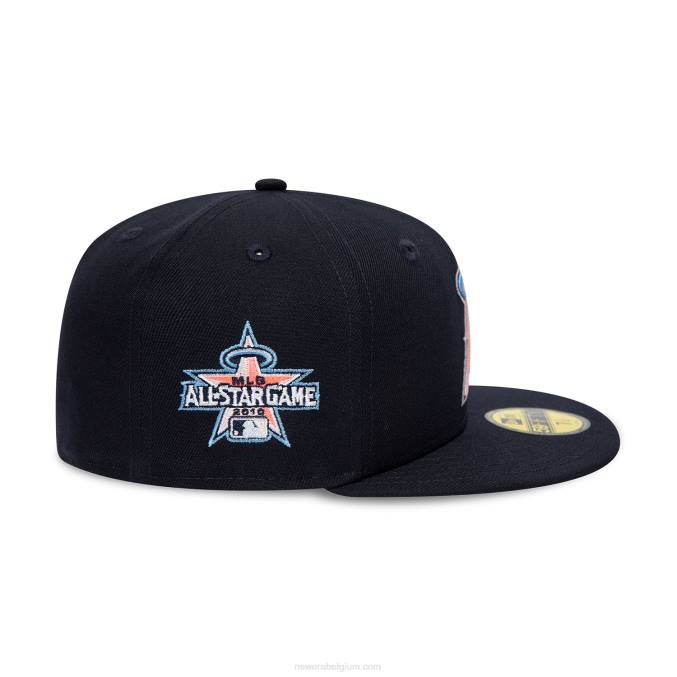 New Era la angels 2010 all star game navy 59fifty getailleerde pet BT24584