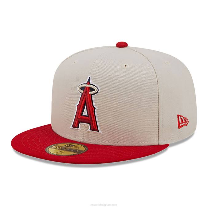 New Era la angels herfst klassieke witte 59fifty pet BT24890