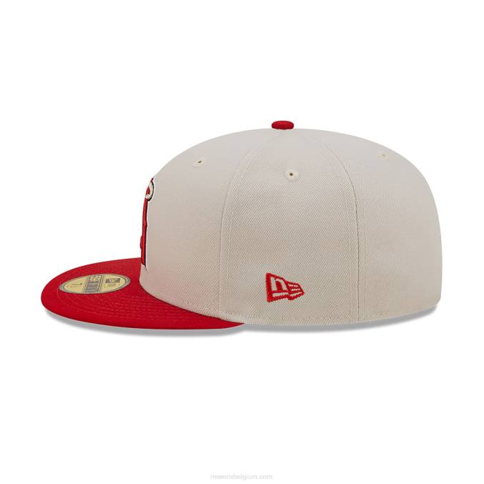 New Era la angels herfst klassieke witte 59fifty pet BT24890