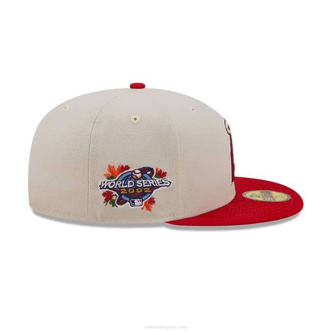 New Era la angels herfst klassieke witte 59fifty pet BT24890