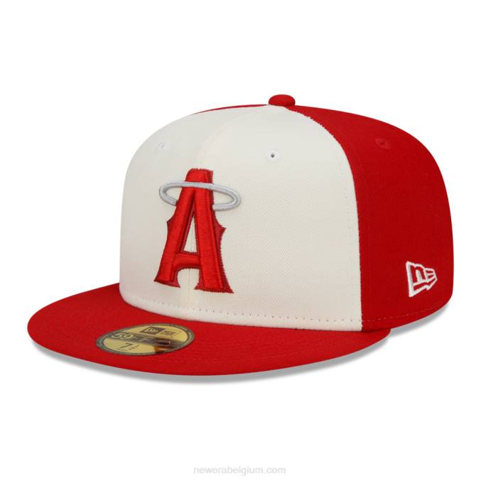 New Era la angels mlb city connect rode 59fifty getailleerde pet BT241268