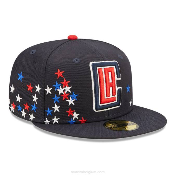 New Era la clippers nba americana marine 59fifty getailleerde pet BT24970