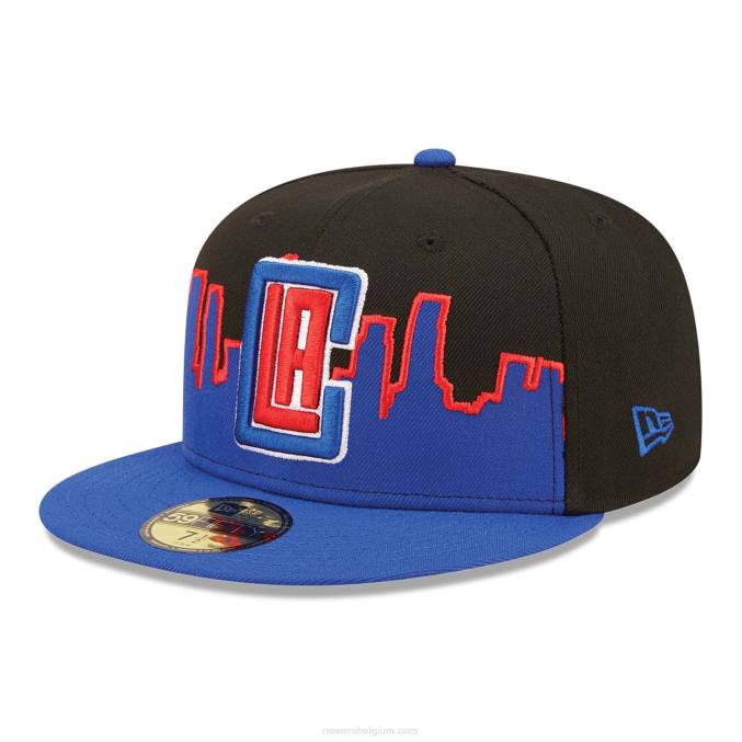 New Era la clippers nba tip off 2022 zwarte 59fifty fitted cap BT241248