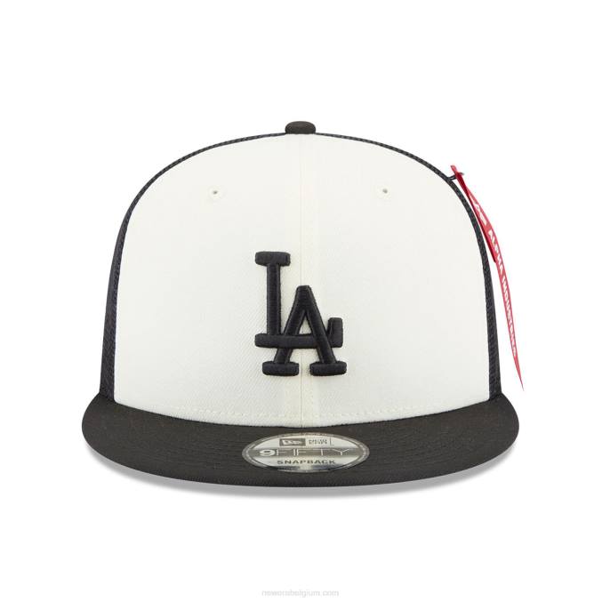New Era la dodgers alpha industries x mlb zwarte 9fifty snapback pet BT241878