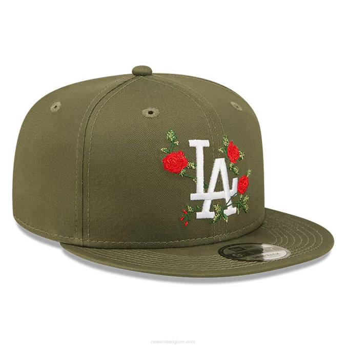 New Era la dodgers bloem groene 9fifty snapback pet BT241950
