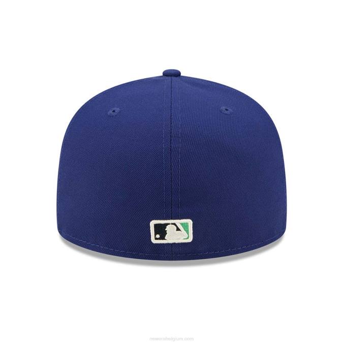 New Era la dodgers citrus pop donkerblauwe 59fifty getailleerde pet BT241059
