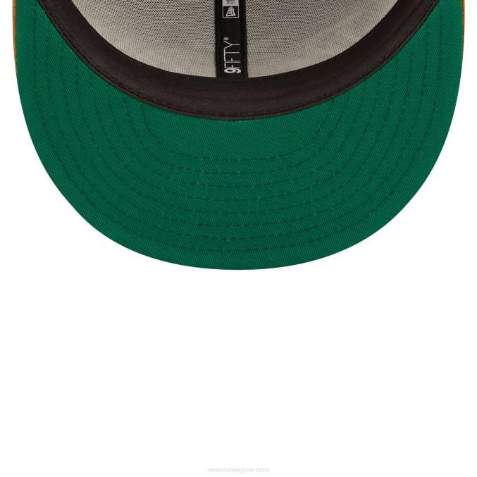 New Era la dodgers cord script bruine 9fifty snapback cap BT241914