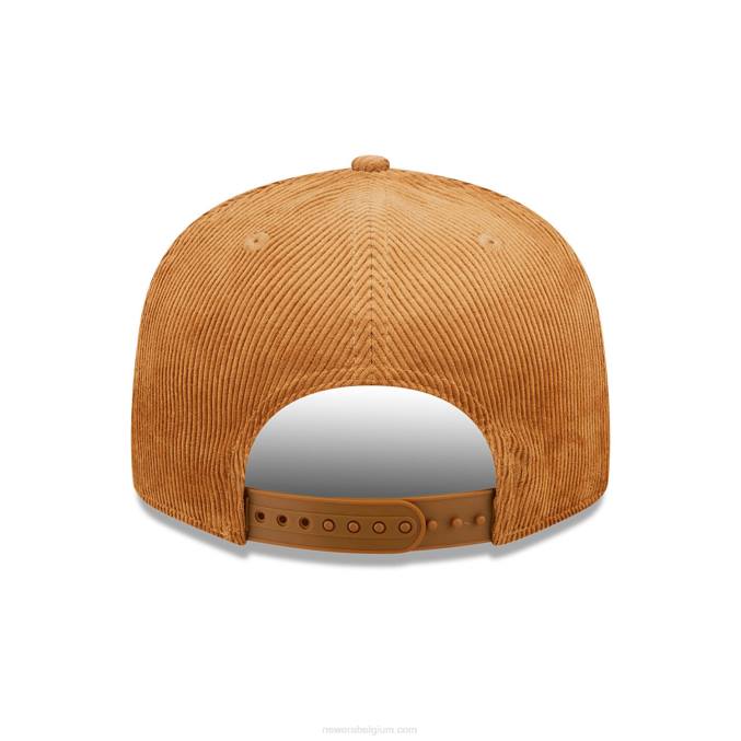 New Era la dodgers cord script bruine 9fifty snapback cap BT241914