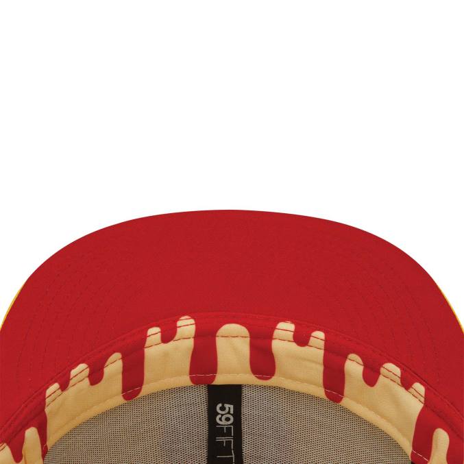 New Era la dodgers icy pop knalgele 59fifty getailleerde pet BT241423