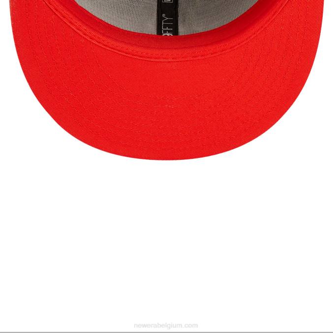 New Era la dodgers infrarood blauwe 59fifty getailleerde pet BT24351
