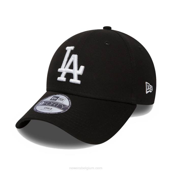New Era la dodgers kids zwarte 9forty pet BT241640