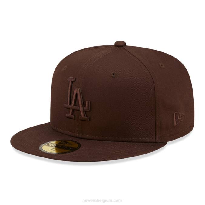 New Era la dodgers league essentiële bruine 59fifty pet BT24107