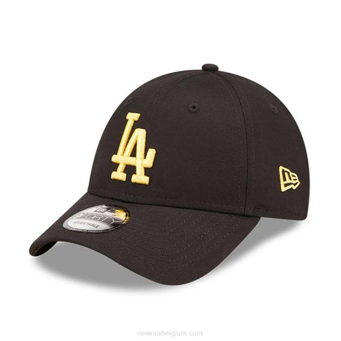 New Era la dodgers league essentiële zwarte 9forty verstelbare pet BT241532