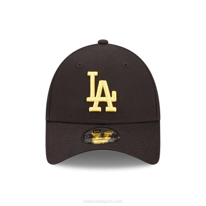 New Era la dodgers league essentiële zwarte 9forty verstelbare pet BT241532
