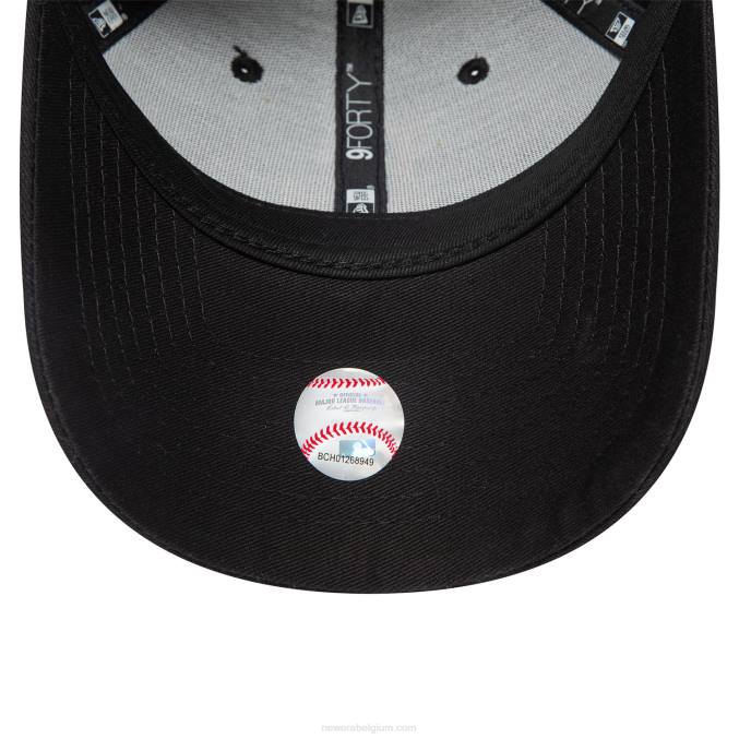 New Era la dodgers league essentiële zwarte 9forty verstelbare pet BT241703