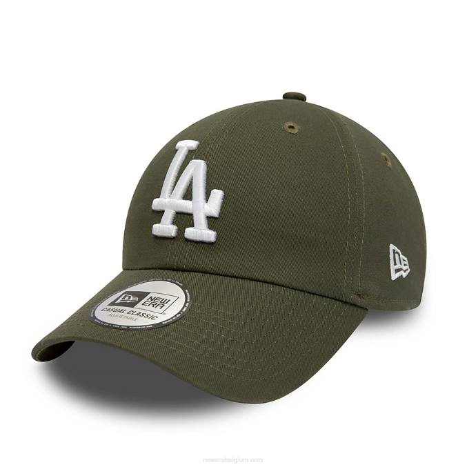 New Era la dodgers league essential green 9twenty verstelbare pet BT242263