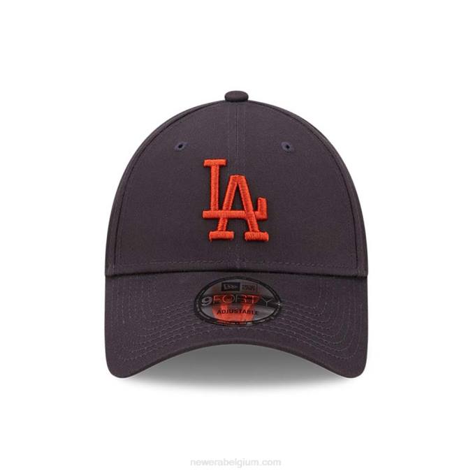New Era la dodgers league essential navy 9forty verstelbare pet BT241600