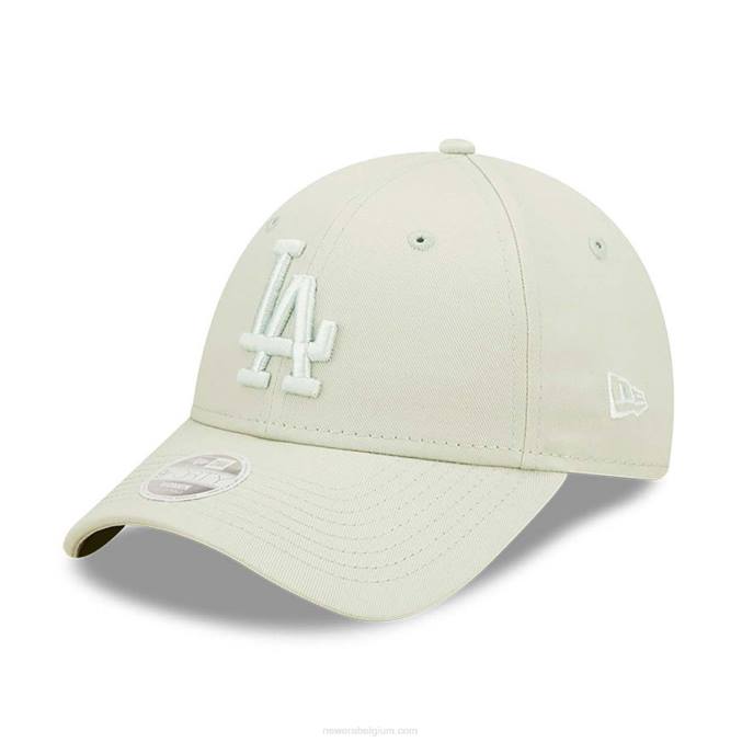 New Era la dodgers league essential pastel groene 9forty verstelbare pet voor dames BT241478